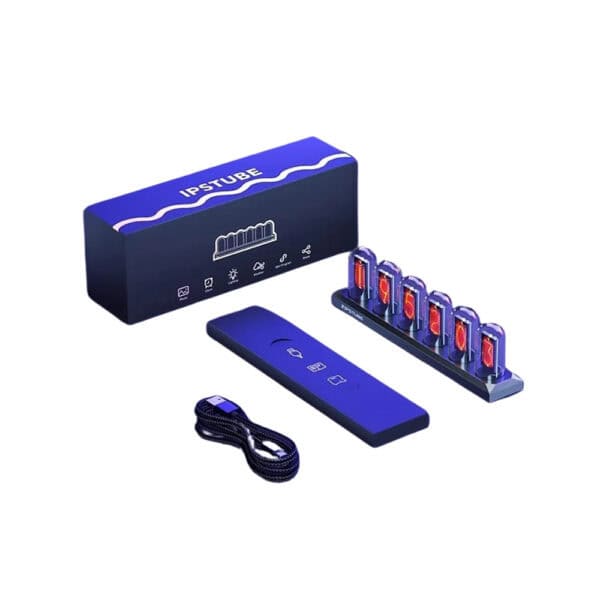 USB RGB Nixie Clock IPS Color Screen Aluminum Frame - Image 5