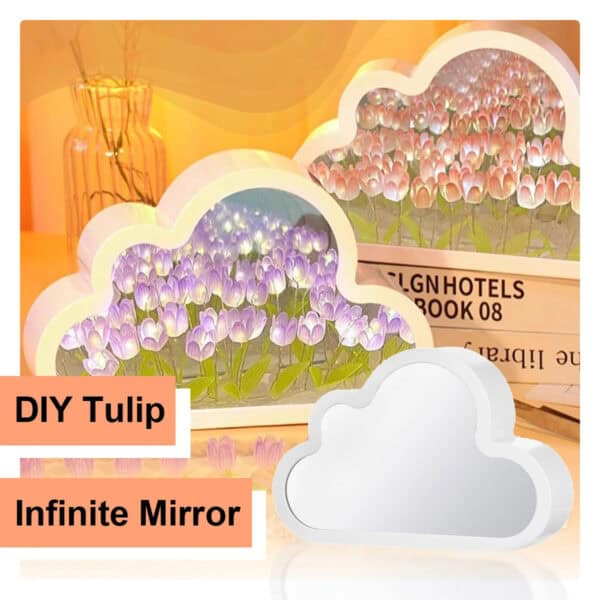 ELMAS Creative Clouds Tulip LED Night Light Table Lamp - Image 7