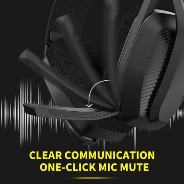 BINNUNE 2.4GHz Wireless Gaming Headset with Mic for PS5, PS4, PC, Mac, and Bluetooth Devices - Image 6