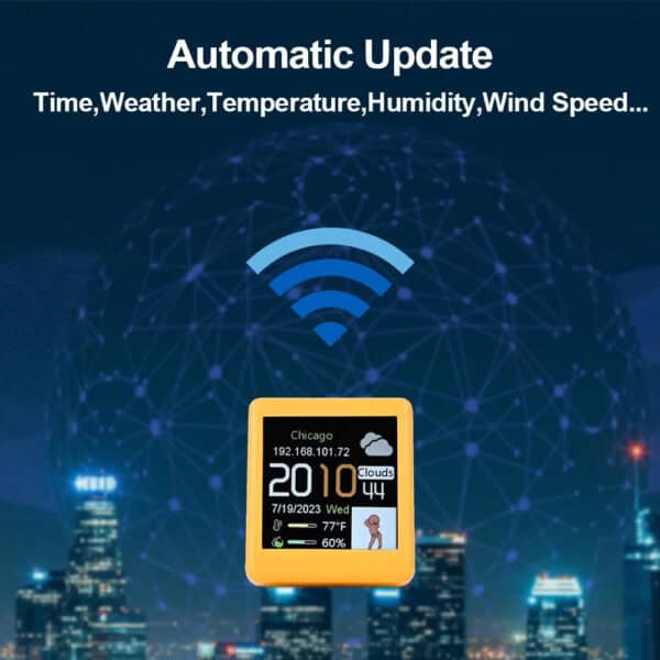MINI Smart WiFi Weather Station Clock - Image 7
