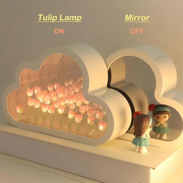 ELMAS Creative Clouds Tulip LED Night Light Table Lamp - Image 5