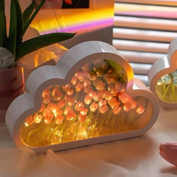 ELMAS Creative Clouds Tulip LED Night Light Table Lamp - Image 6