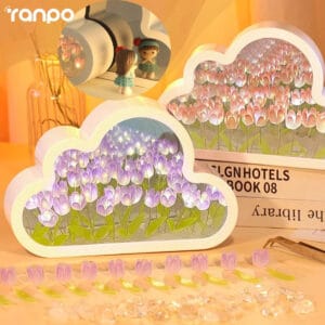 ELMAS Creative Clouds Tulip LED Night Light Table Lamp