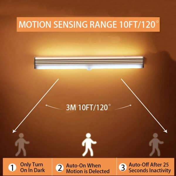 Motion Sensor Light - Rechargeable Wireless LED Night Light - Image 3