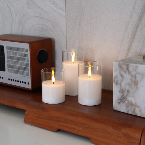 Aurora Glow Flicker Candles with remote - Image 7